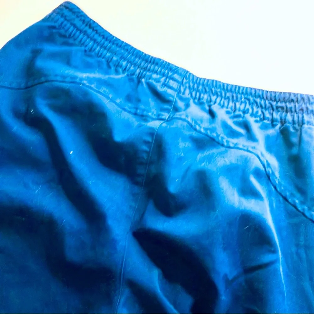 Purple Label Blue Drawstring Capris - Picture 2 of 6